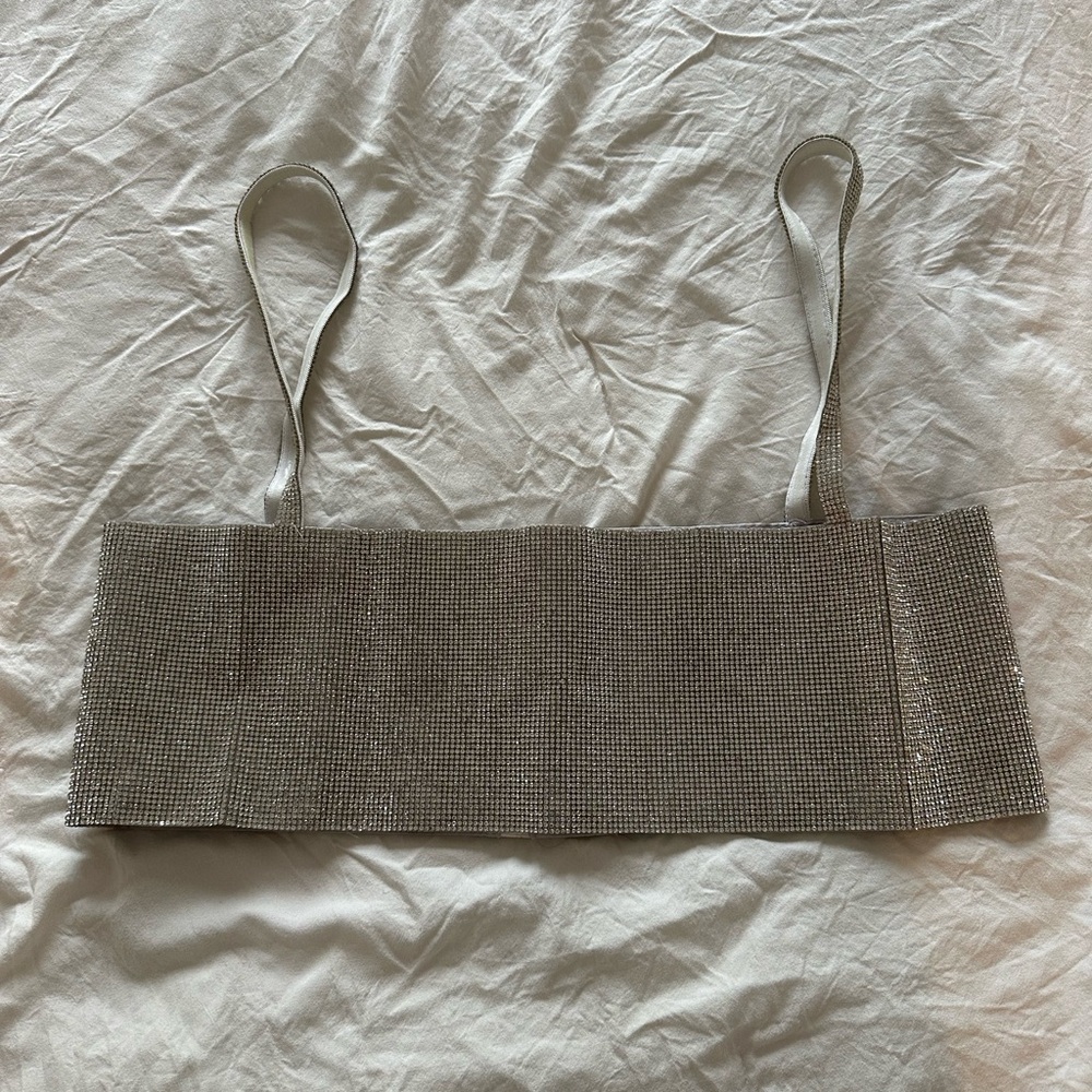 Silver Sequence Top
